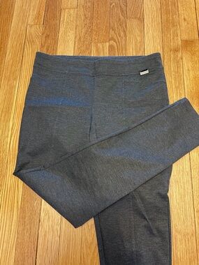 Calvin Klein Dark Gray Stretch Ponte Dress Pants size M